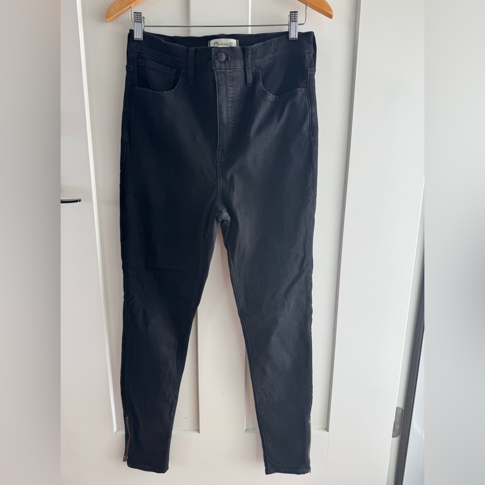 Madewell Black Denim Roadtripper Jeans Size 29 - Picture 2 of 13